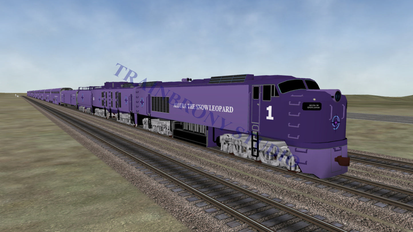 Allura Snow Leopard Big Blow (Digital Image) Digital Image