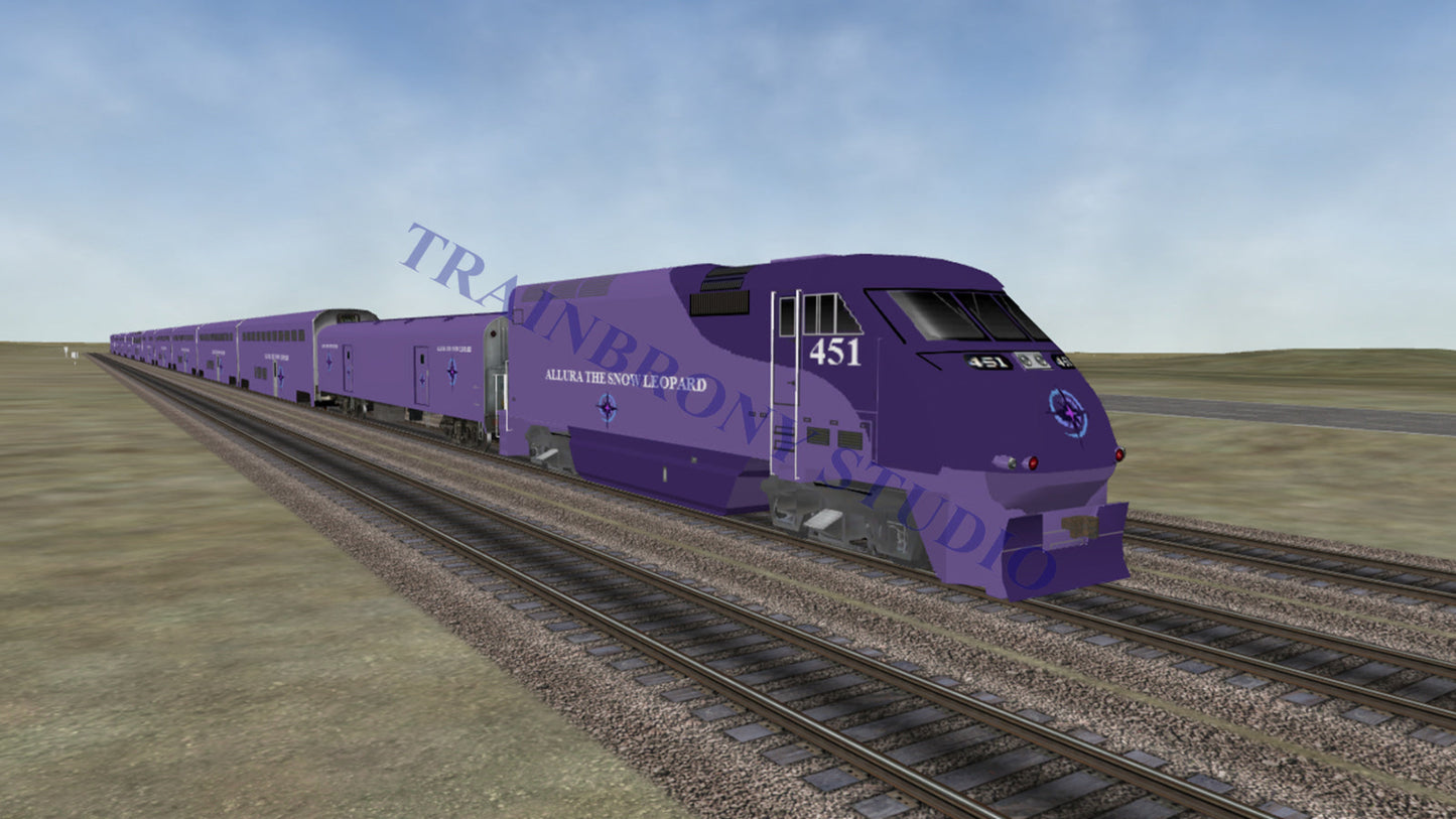 Allura Snow Leopard F59PHI (Digital Image) Digital Image