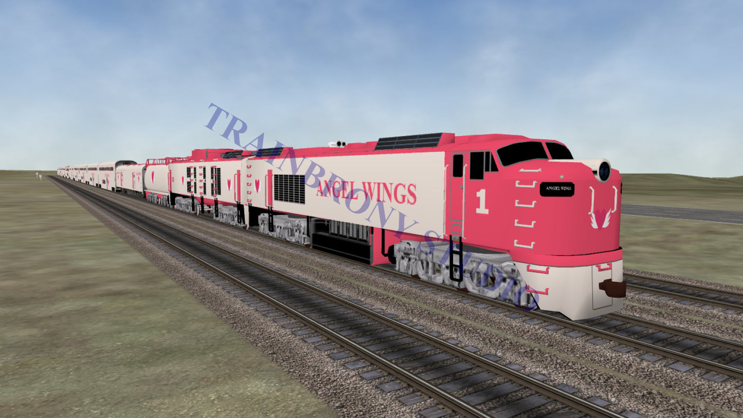 Angel Wings Big Blow (Digital Image) Digital Image