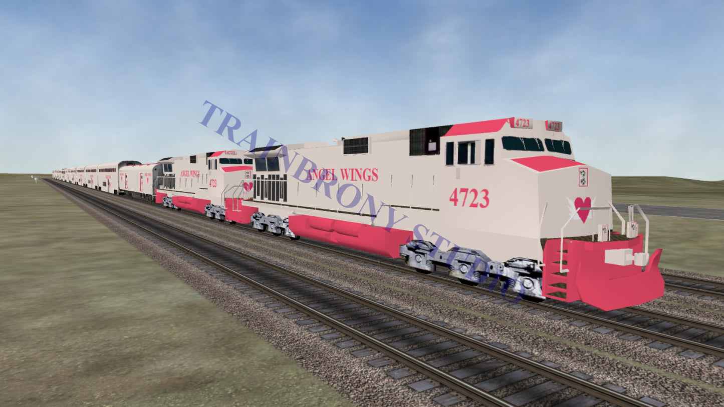 Angel Wings Dash 9 (Digital Image) Digital Image