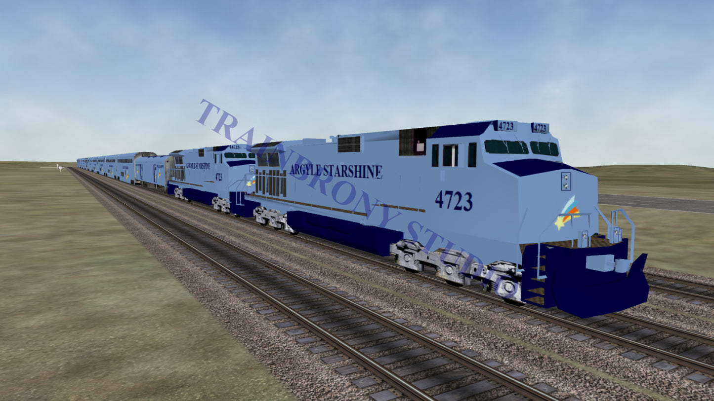 Argyle Starshine Dash 9 (Digital Image) Digital Image