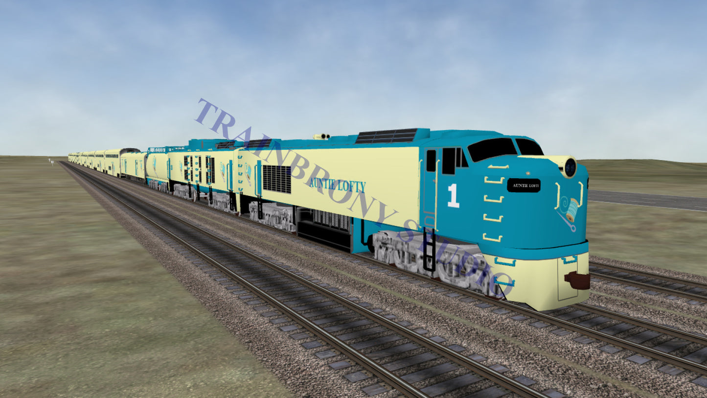 Auntie Lofty Big Blow (Digital Image) Digital Image