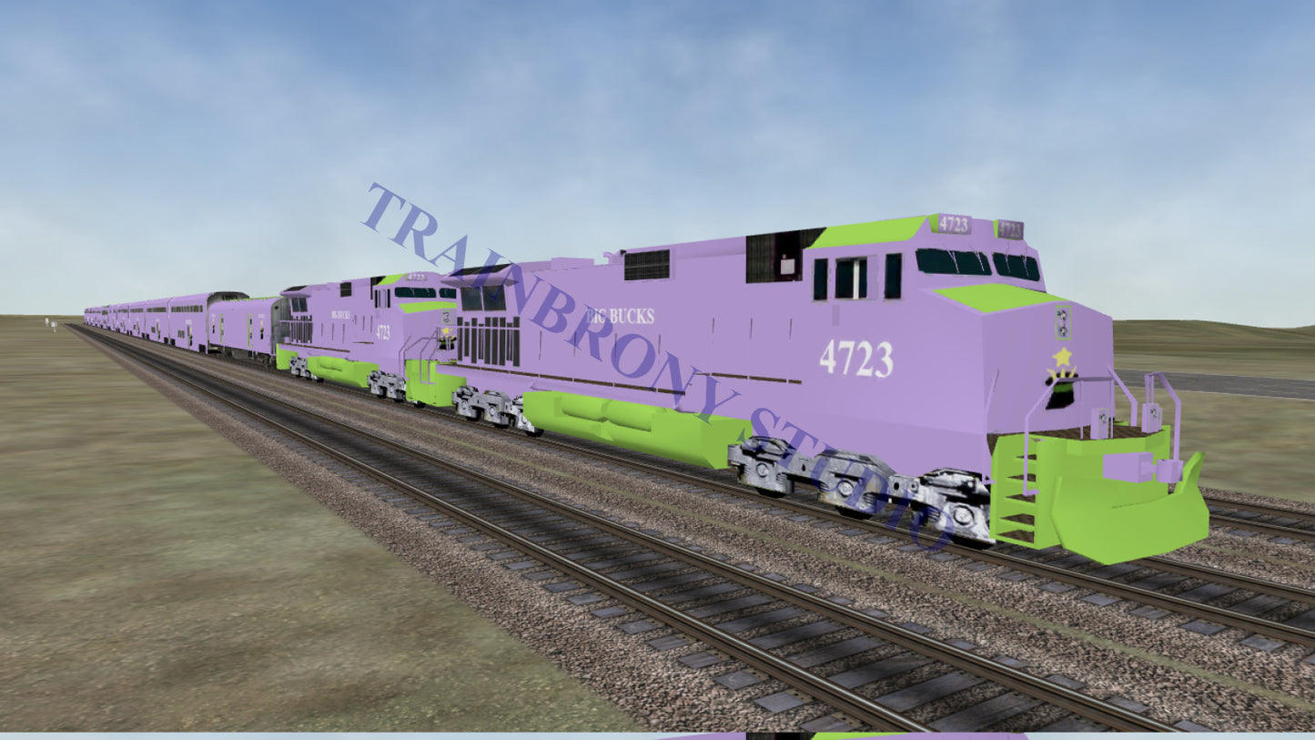 Big Bucks Dash 9 (Digital Image) Digital Image