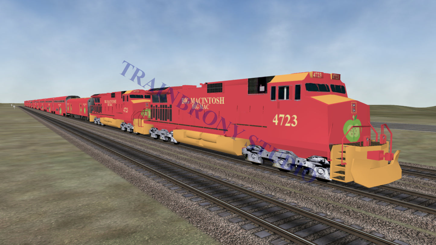 Big Macintosh-Big Mac Dash 9 (Digital Image) Digital Image