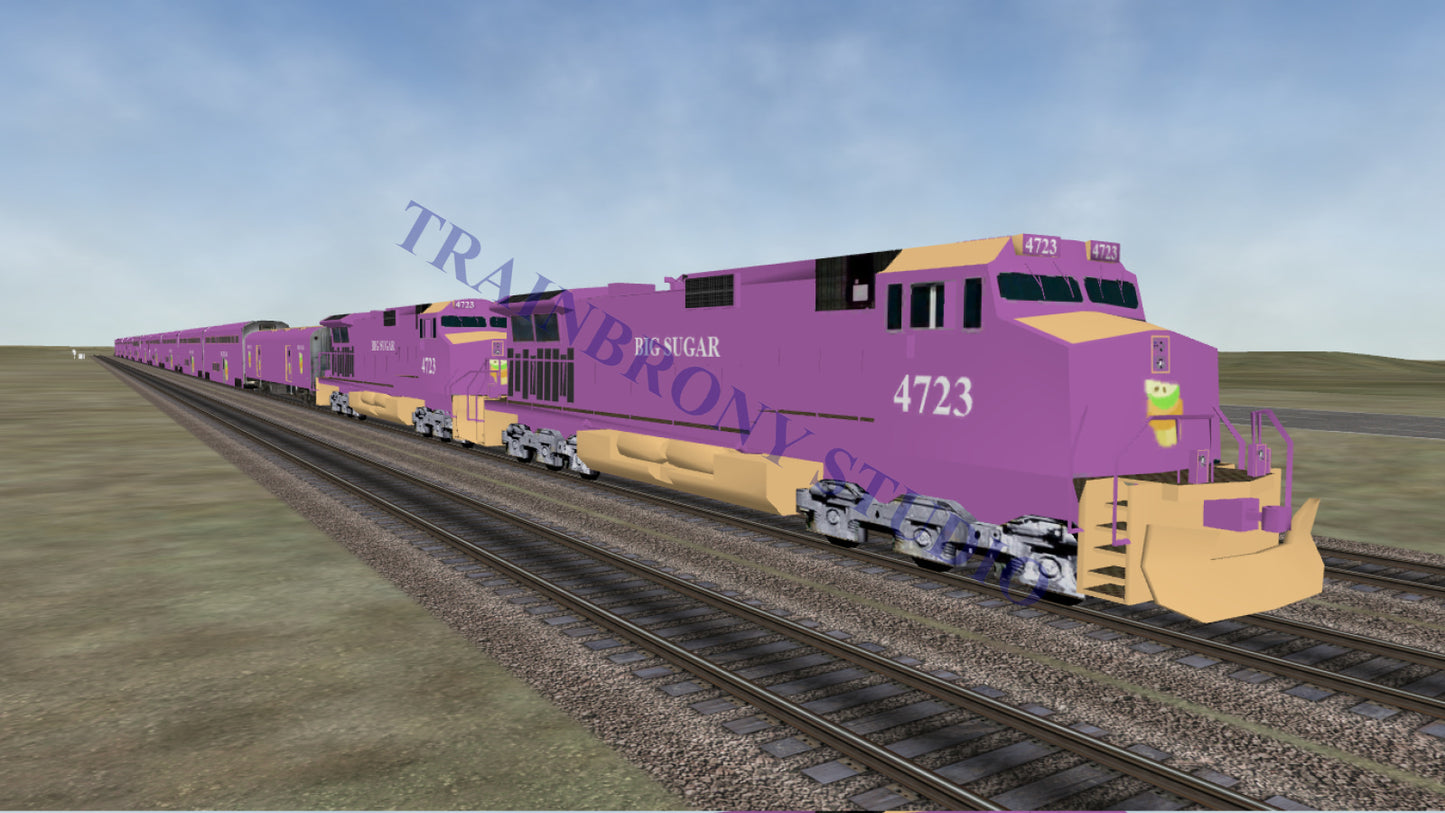 Big Sugar Dash 9 (Digital Image) Digital Image