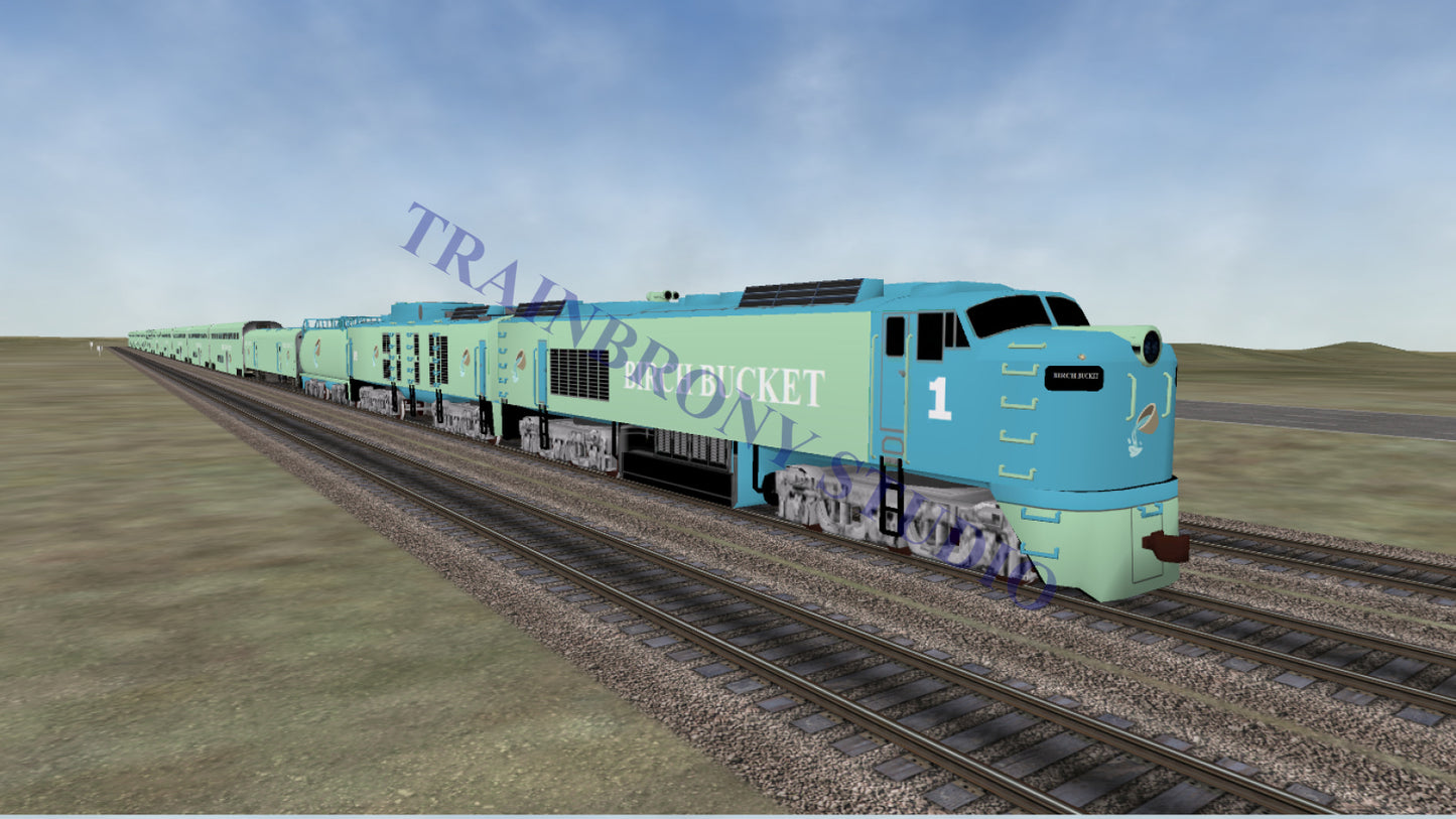 Birch Bucket Big Blow (Digital Image) Digital Image