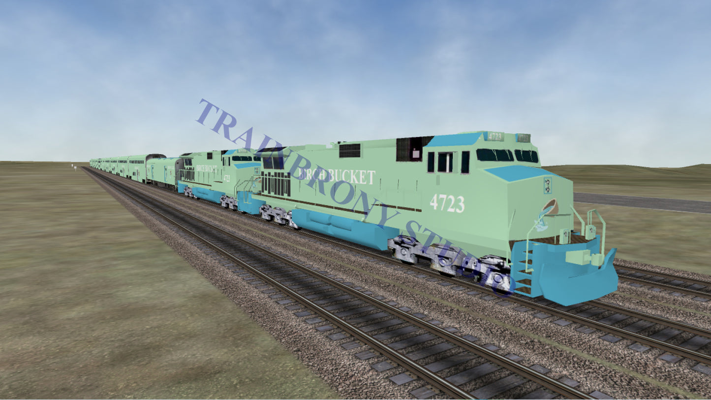 Birch Bucket Dash 9 (Digital Image) Digital Image