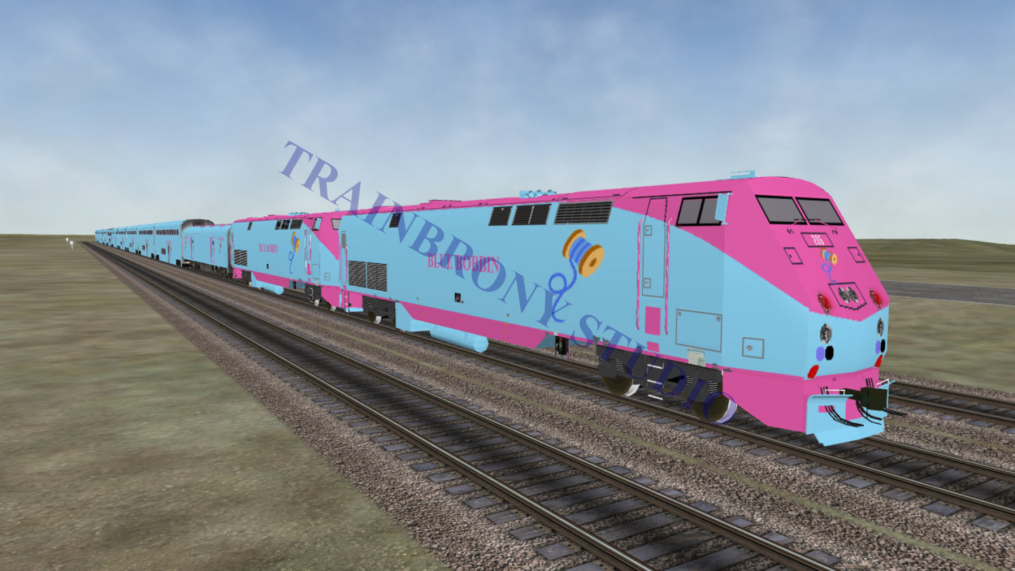 Blue Bobbin P42 (Digital Image) Digital Image