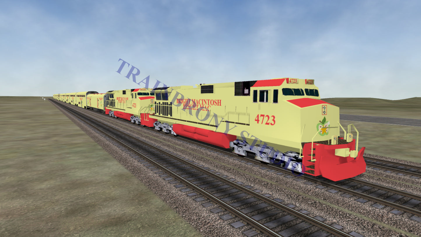 Bright Macintosh Dash 9 (Digital Image) Digital Image