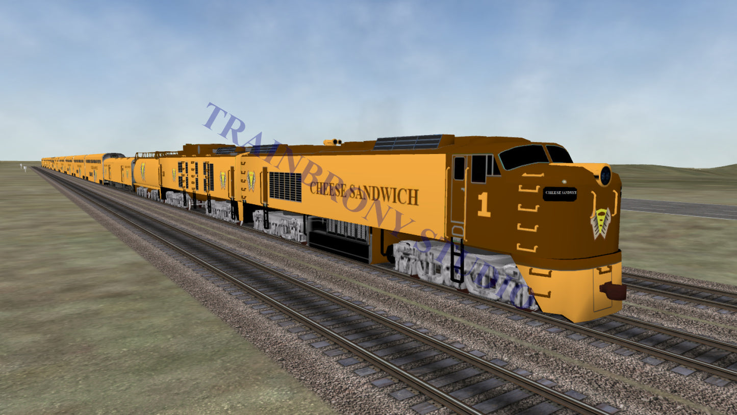 Cheese Sandwich Big Blow (Digital Image) Digital Image