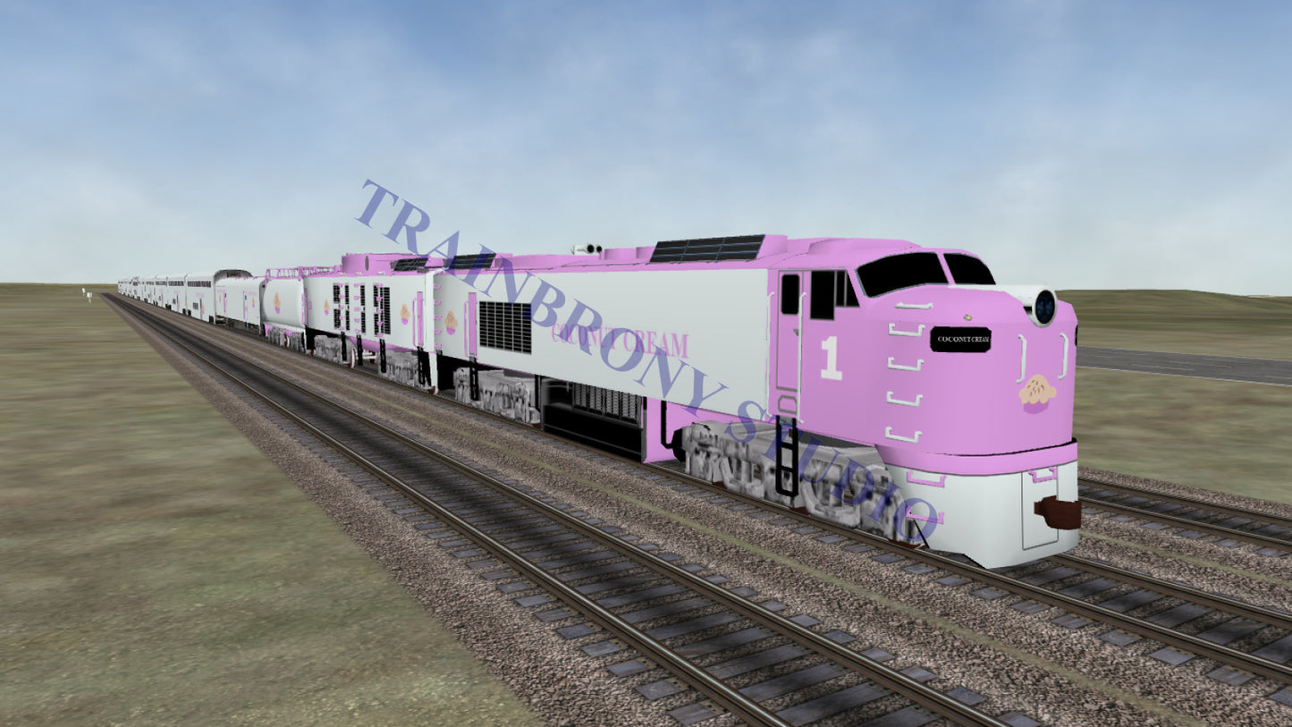 Coconut Cream Big Blow (Digital Image) Digital Image