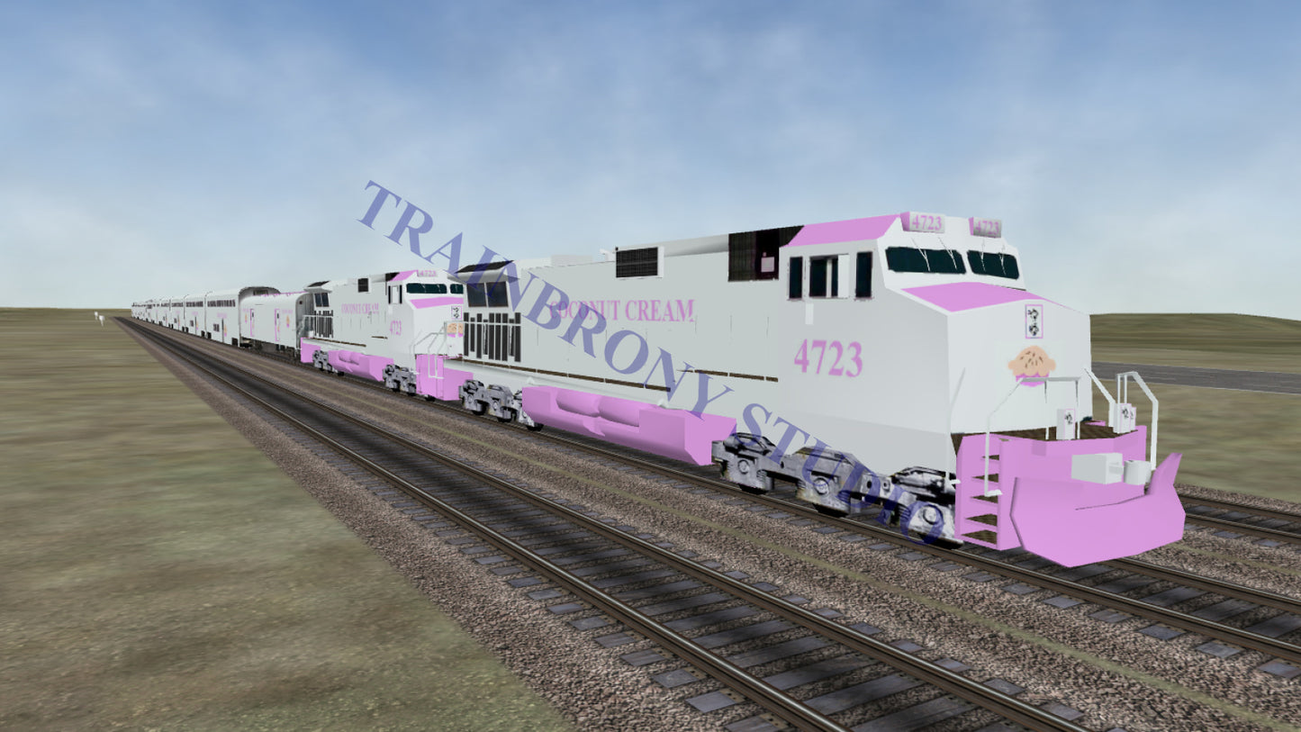 Coconut Cream Dash 9 (Digital Image) Digital Image