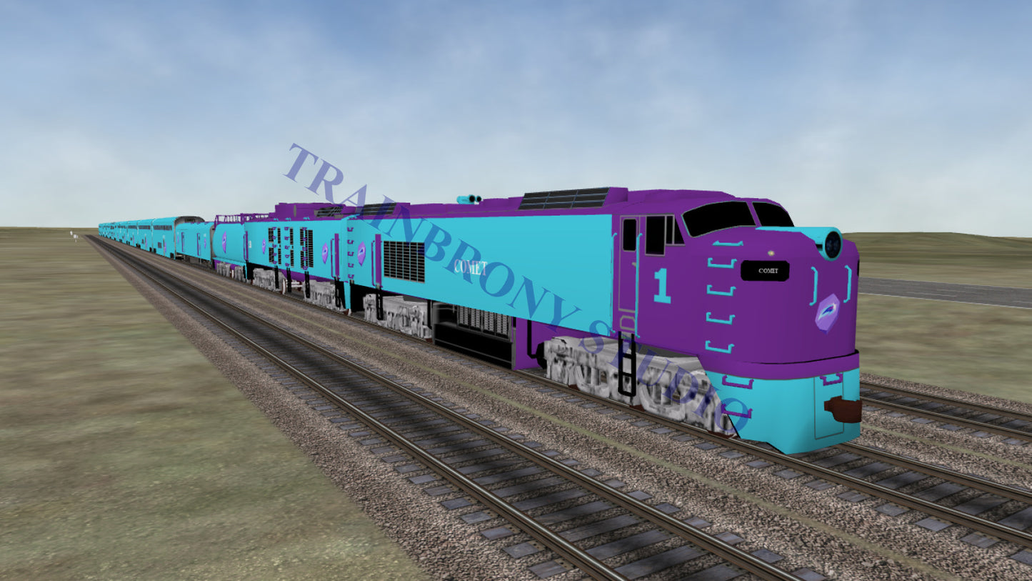 Comet Big Blow (Digital Image) Digital Image