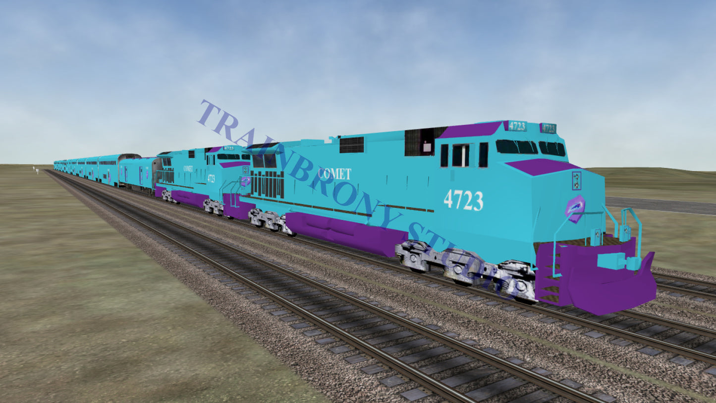 Comet Dash 9 (Digital Image) Digital Image