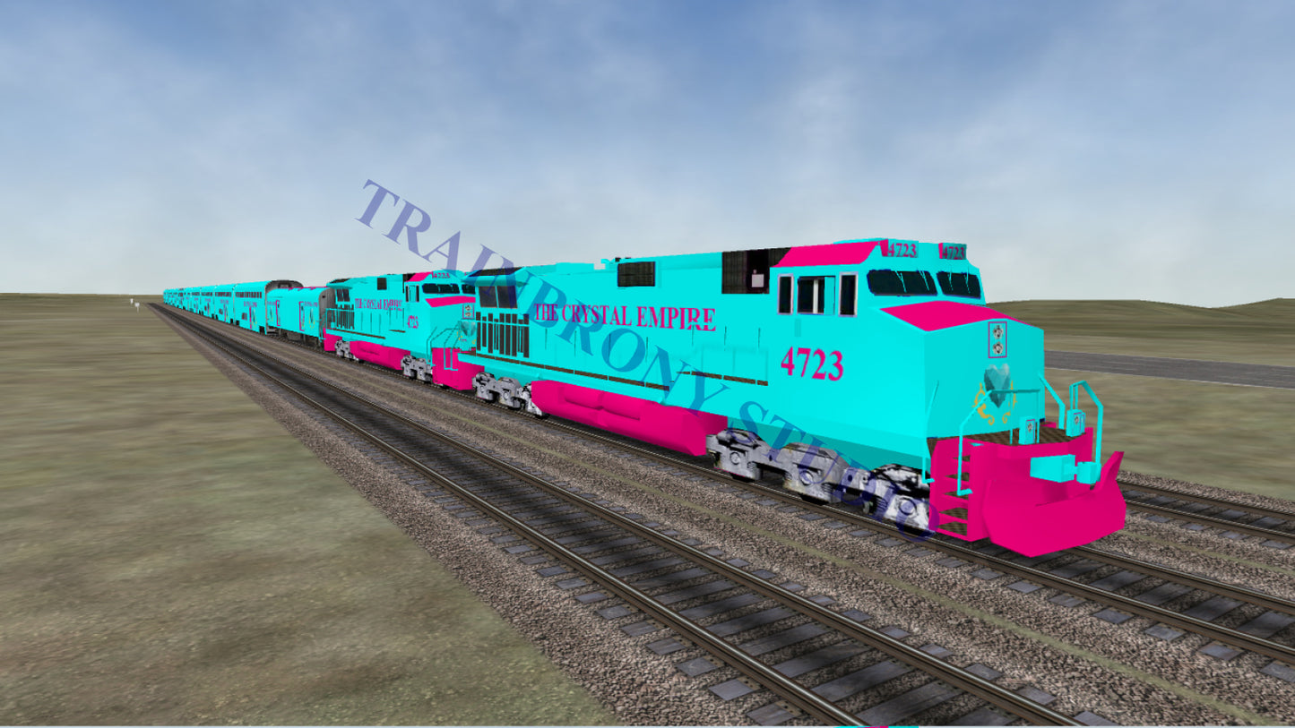 Crystal Empire Dash 9 (Digital Image) Digital Image