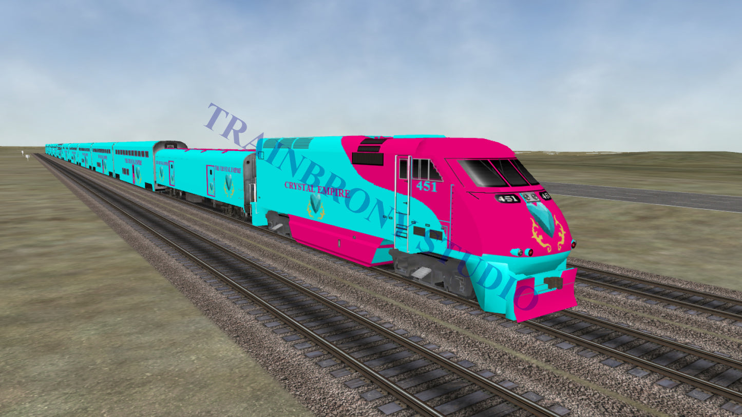 Crystal Empire F59PHI (Digital Image) Digital Image