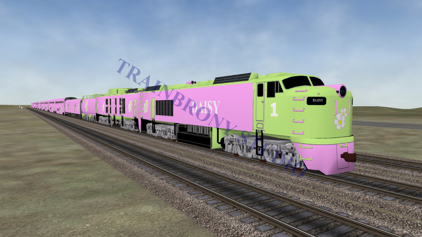 Daisy Big Blow (Digital Image) Digital Image