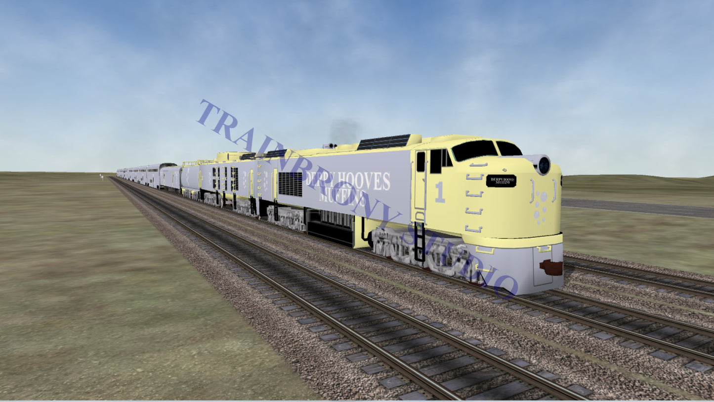 Derpy Hooves Big Blow (Digital Image) Digital Image