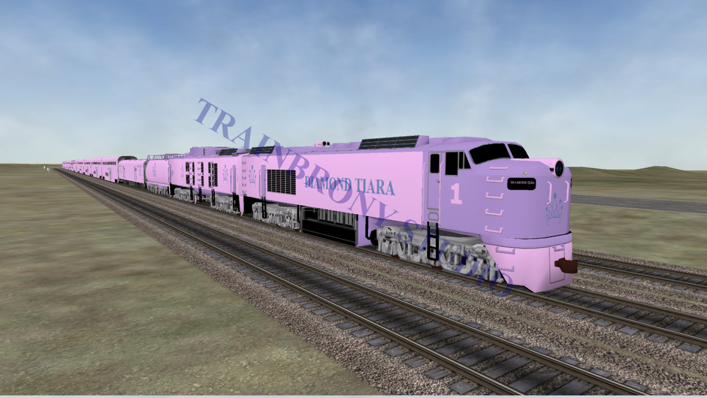 Diamond Tiara Big Blow (Digital Image) Digital Image