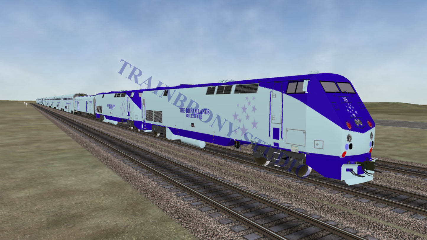 The Dreamlands (Blue Belle) P42 (Digital Image) Digital Image