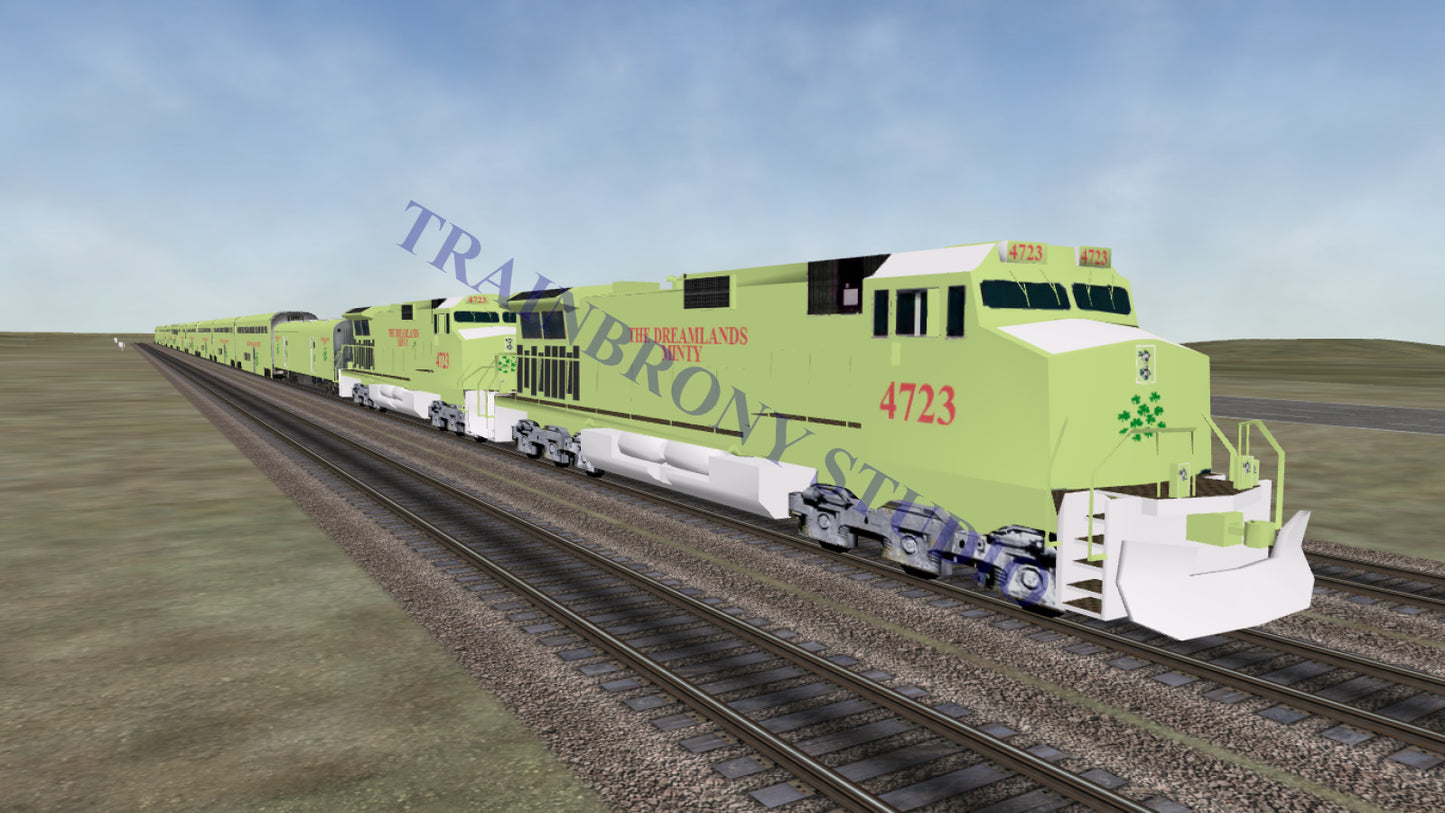 The Dreamlands (Minty) Dash 9 (Digital Image) Digital Image