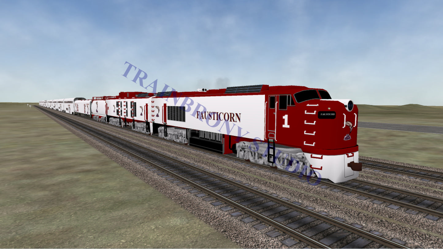 Fausticorn Big Blow (Digital Image) Digital Image