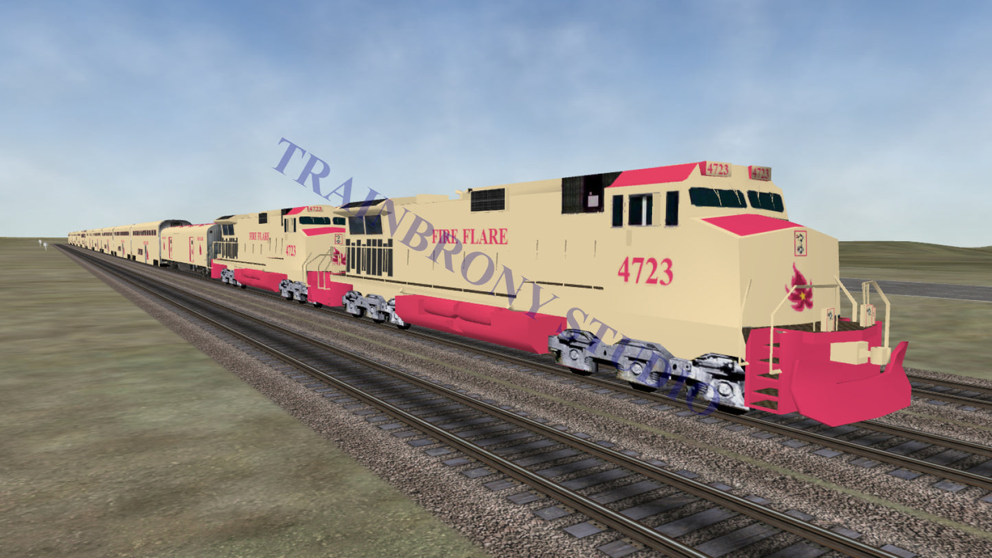 Fire Flare Dash 9 (Digital Image) Digital Image