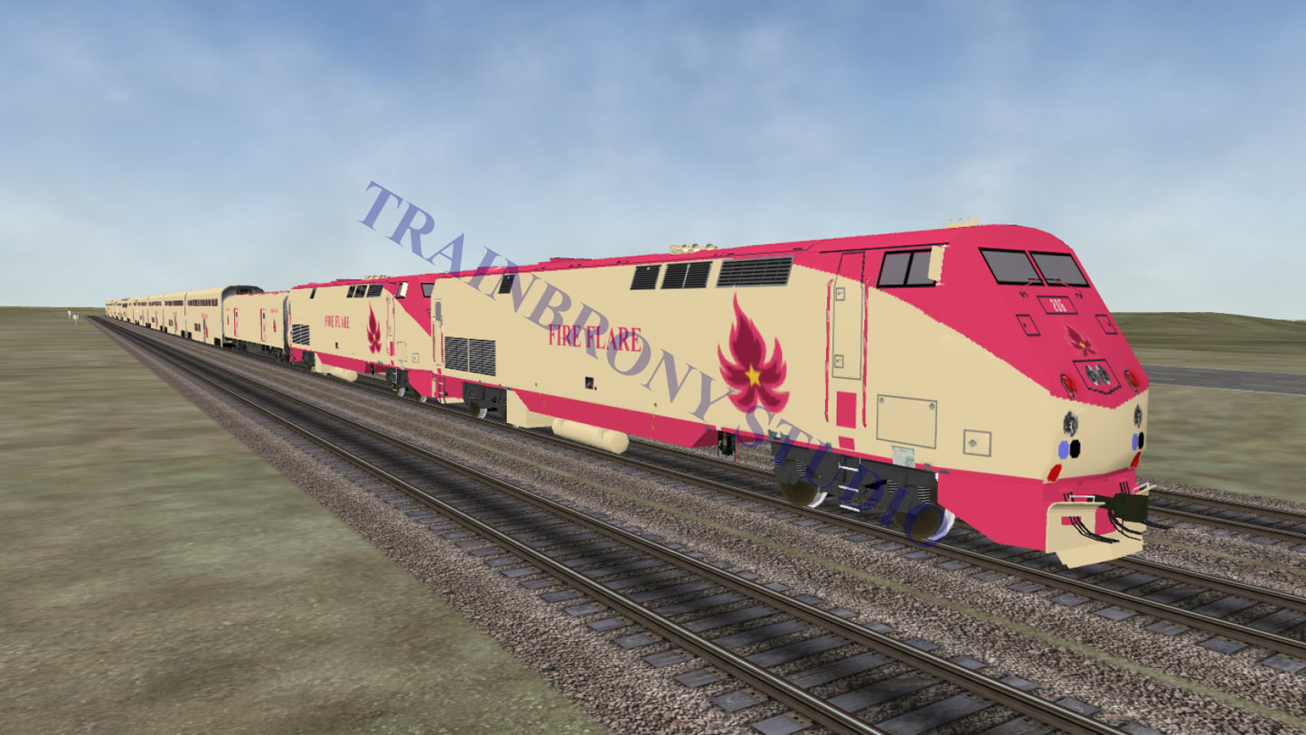 Fire Flare P42 (Digital Image) Digital Image