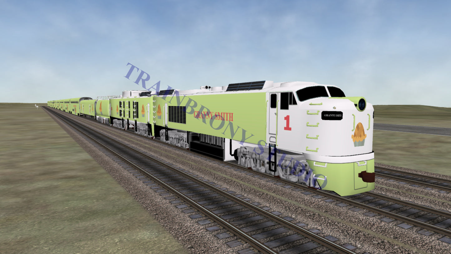 Granny Smith Big Blow (Digital Image) Digital Image