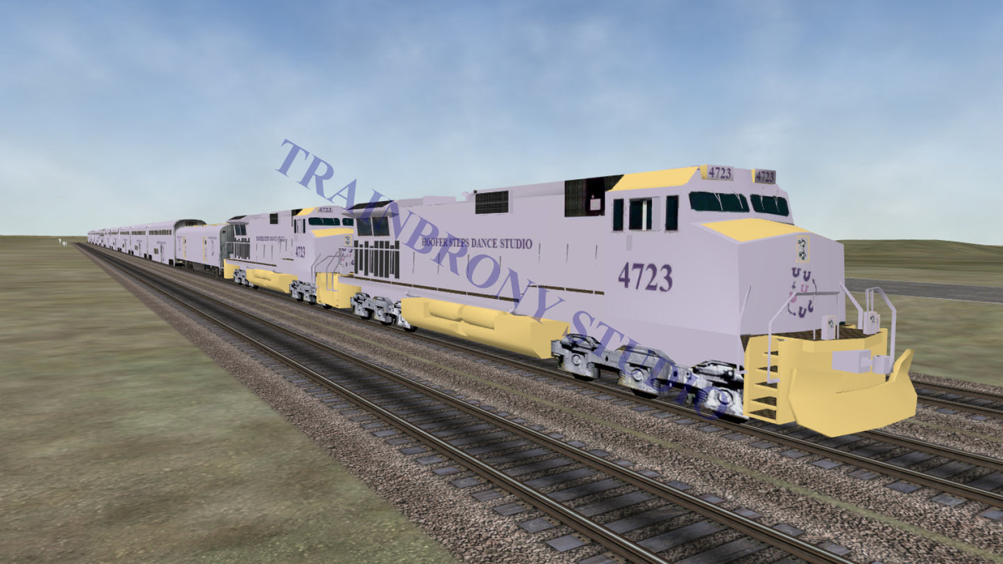 Hoofer Steps Dance Studio Dash 9 (Digital Image) Digital Image