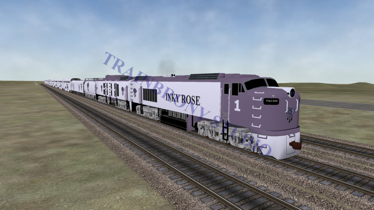 Inky Rose Big Blow (Digital Image) Digital Image