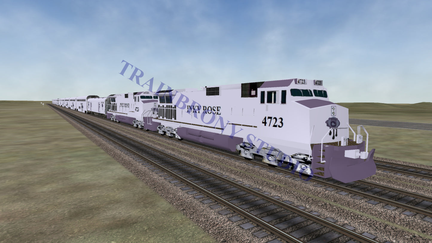 Inky Rose Dash 9 (Digital Image) Digital Image