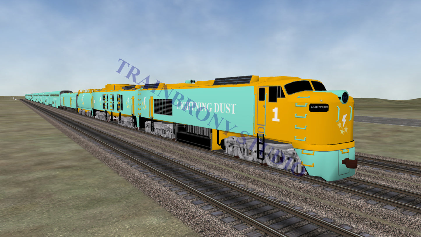 Lightning Dust Big Blow (Digital Image) Digital Image