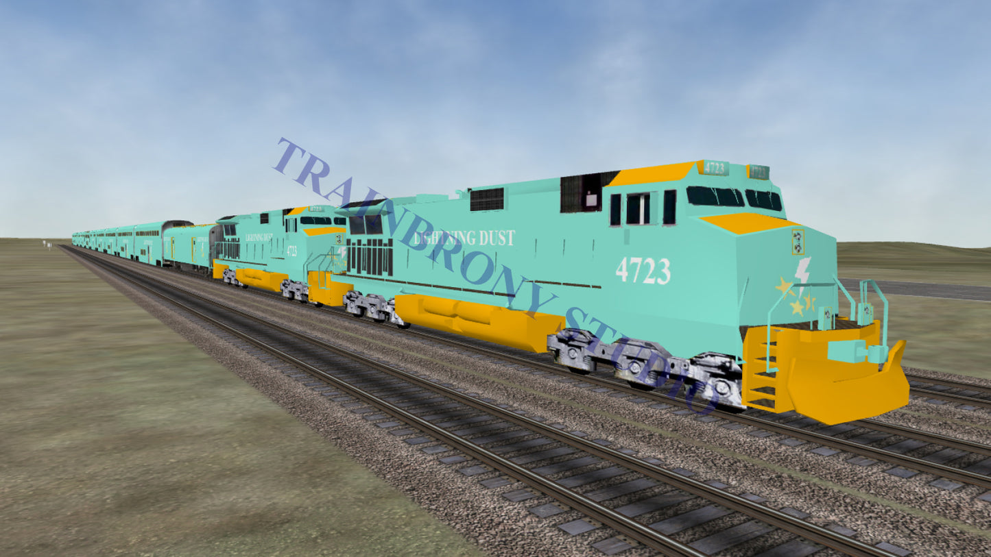 Lightning Dust Dash 9 (Digital Image) Digital Image