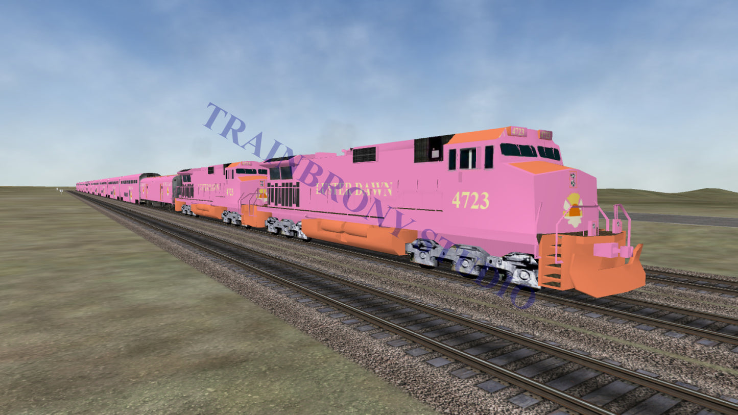 Luster Dawn Dash 9 (Digital Image) Digital Image