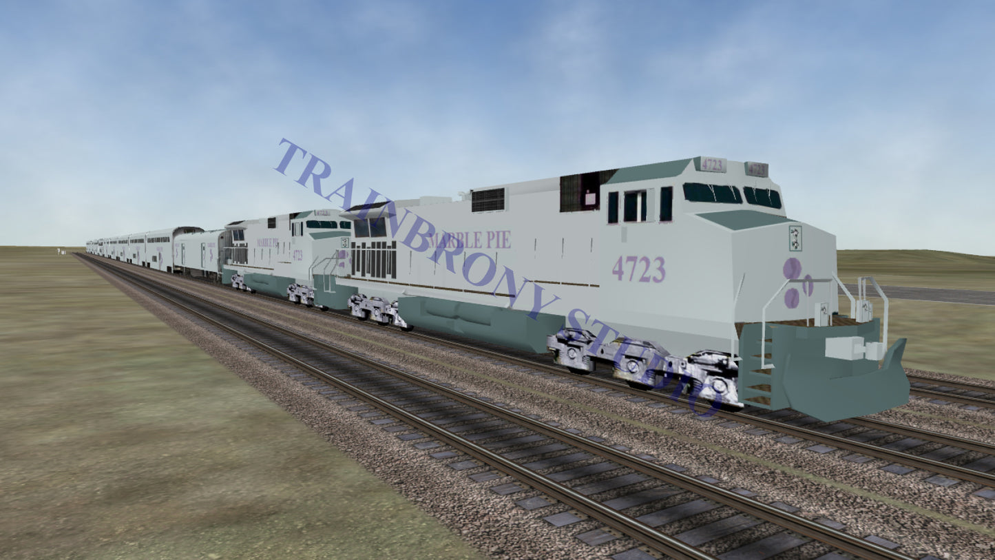 Marble Pie Dash 9 (Digital Image) Digital Image