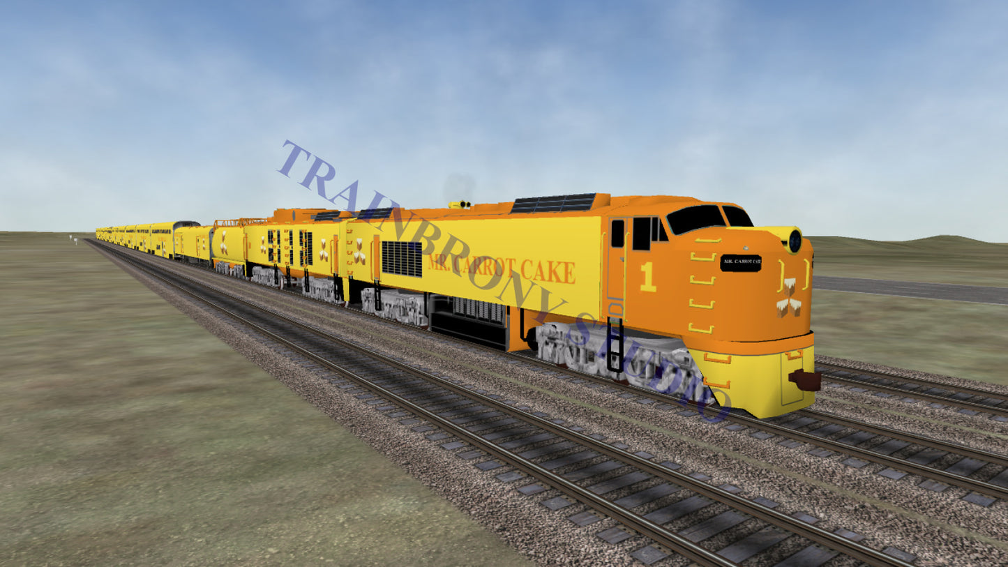 Mr. Carrot Cake (Aka Mr. Cake) Big Blow (Digital Image) Digital Image