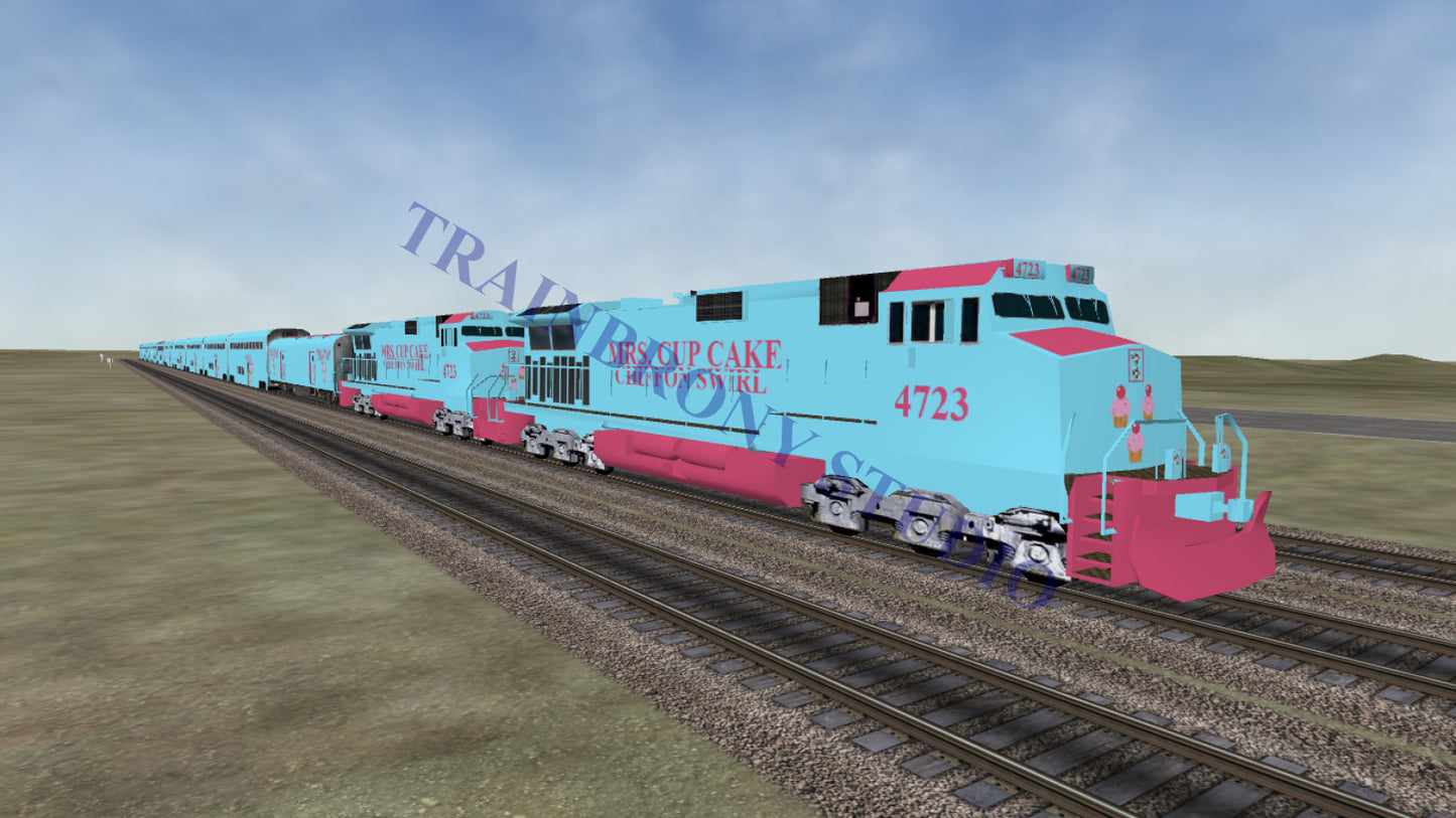 Mrs. Cup Cake Dash 9 (Digital Image) Digital Image