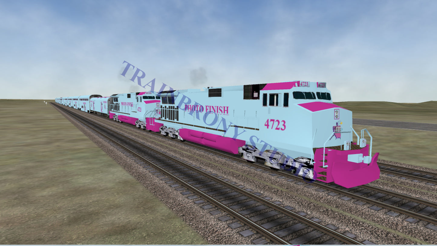 Photo Finish Dash 9 (Digital Image) Digital Image