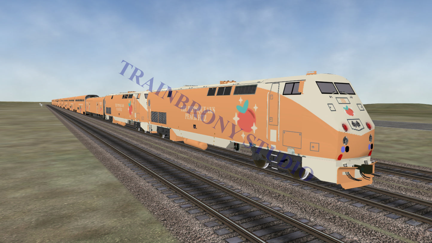 Pippsqueaks (Peach Fizz) P42 (Digital Image) Digital Image