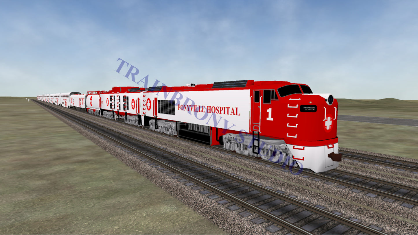 Ponyville Hospital Big Blow (Digital Image) Digital Image