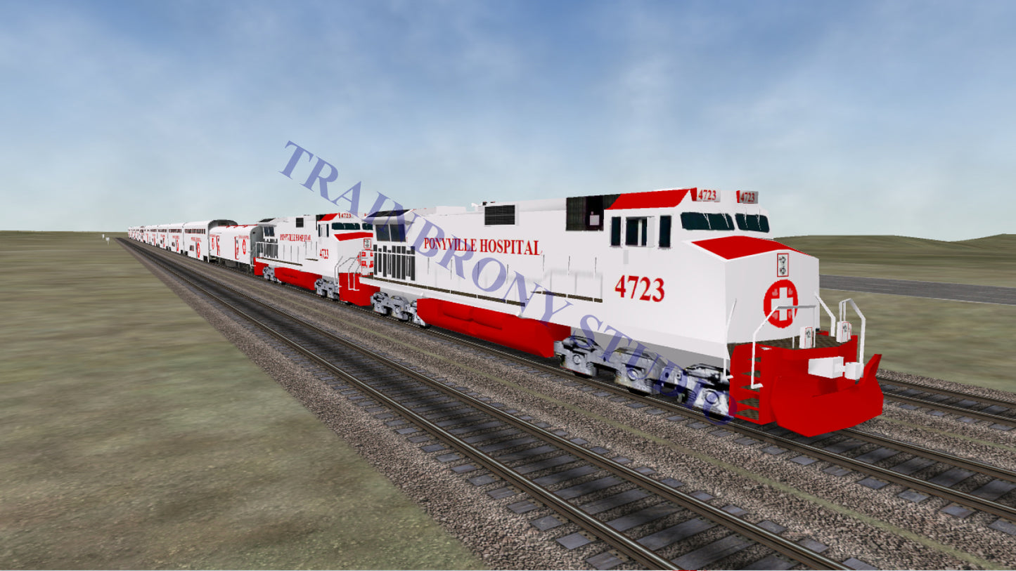 Ponyville Hospital Dash 9 (Digital Image) Digital Image