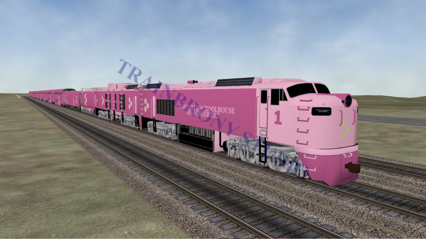 Ponyville Schoolhouse Miss Cheerilee Big Blow (Digital Image) Digital Image