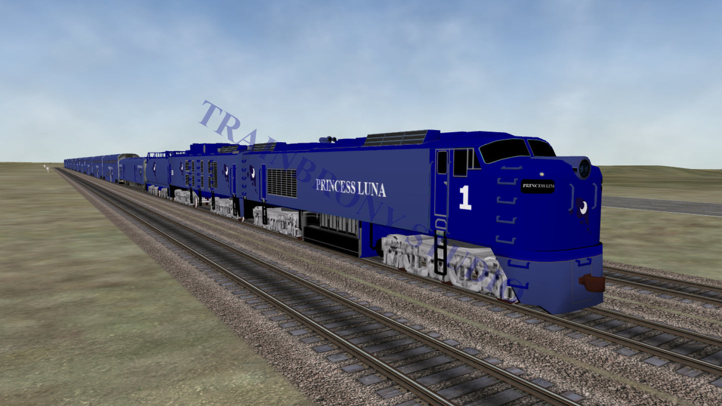 Princess Luna Big Blow (Digital Image) Digital Image