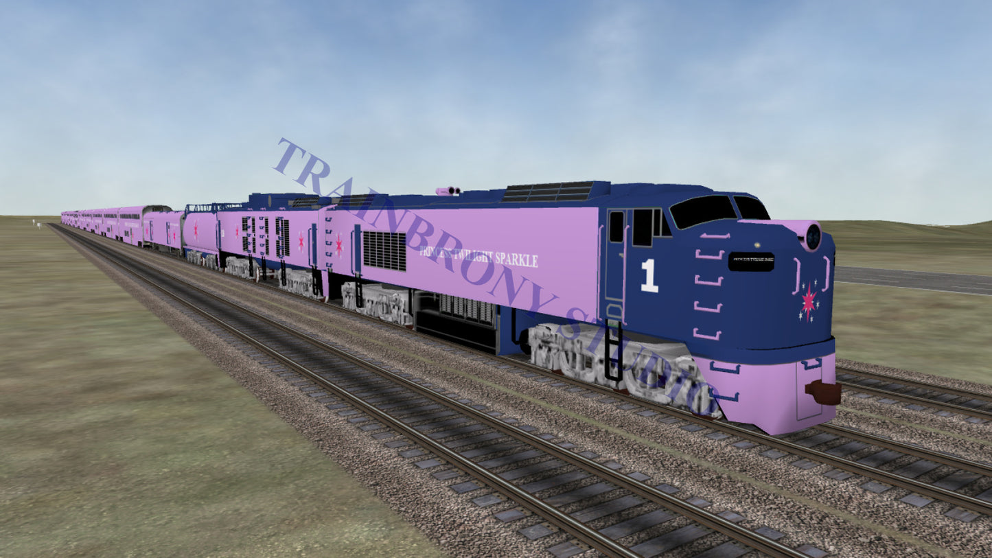 Princess Twilight Sparkle Big Blow (Digital Image) Digital Image