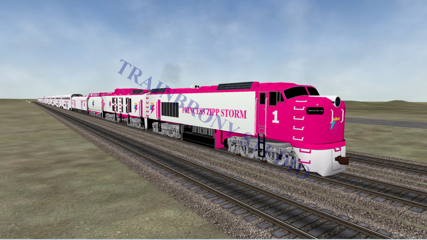 Princess Zipp Storm Big Blow (Digital Image) Digital Image