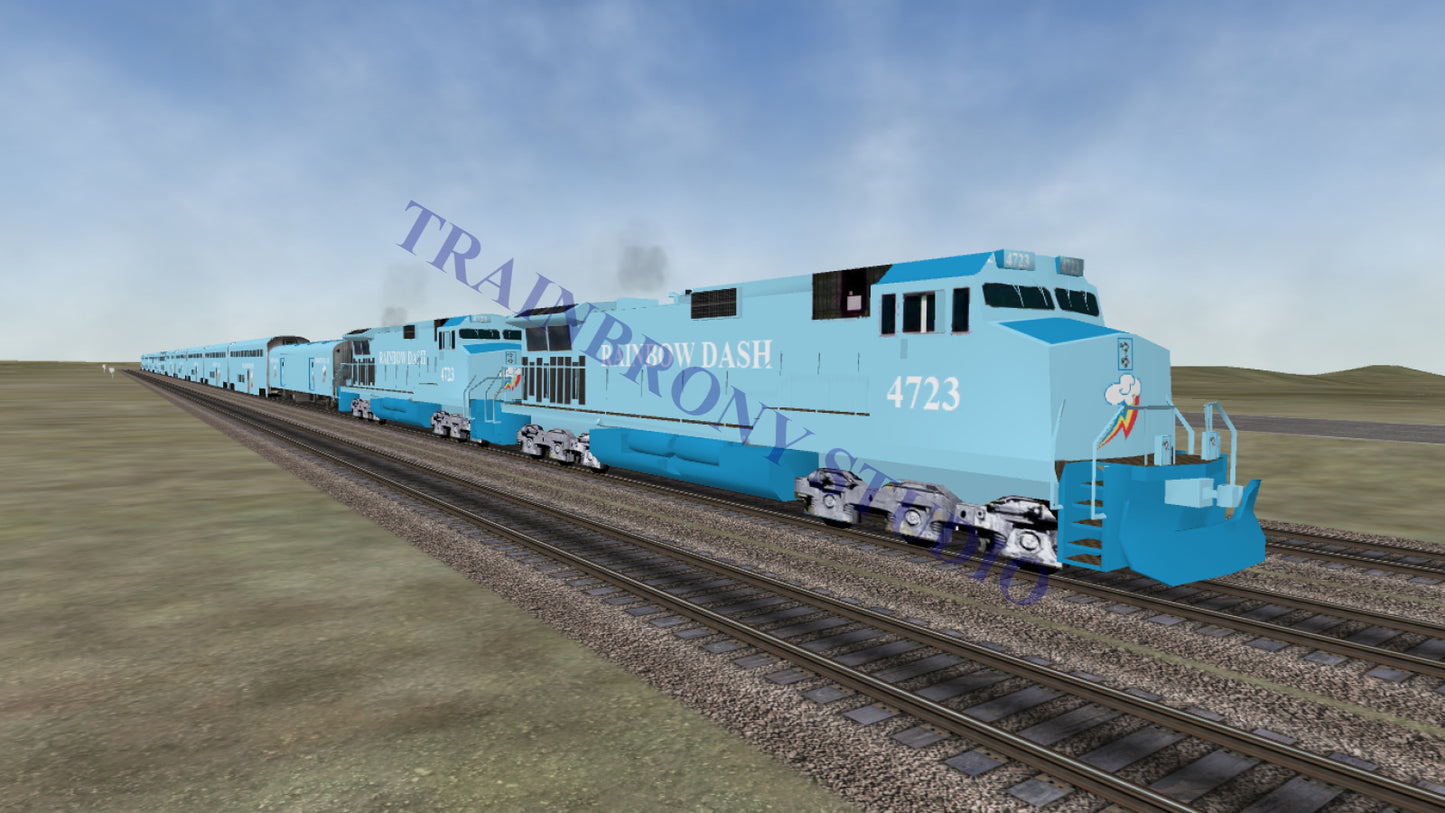 Rainbow Dash Dash 9 (Digital Image) Digital Image