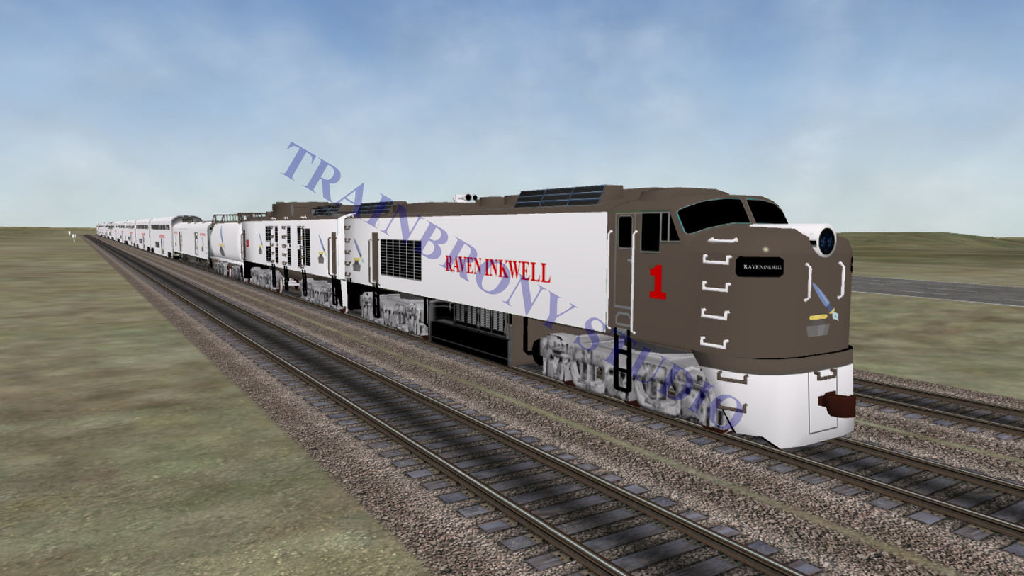 Raven Inkwell Big Blow (Digital Image) Digital Image