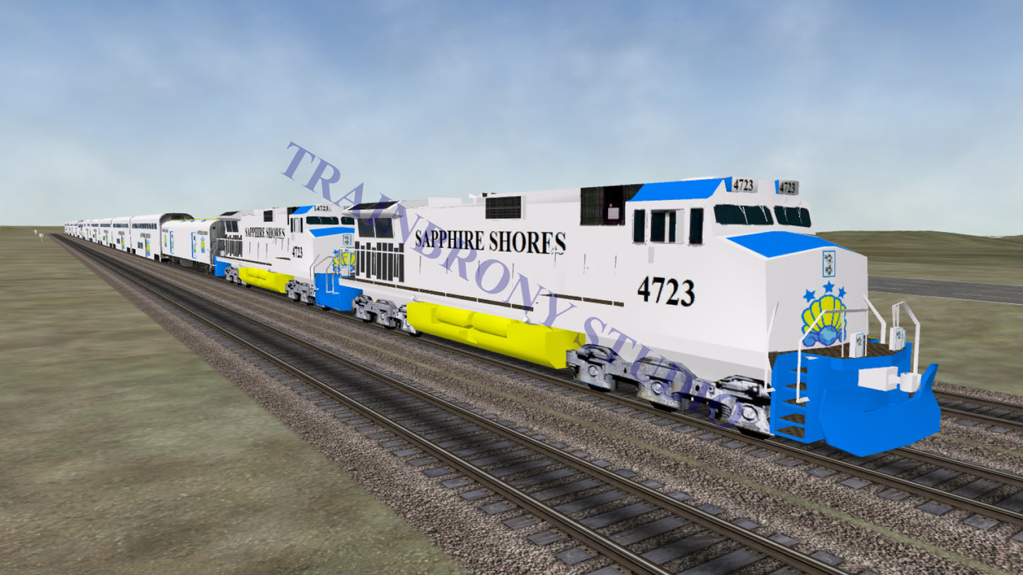 Sapphire Shores Dash 9 (Digital Image) Digital Image