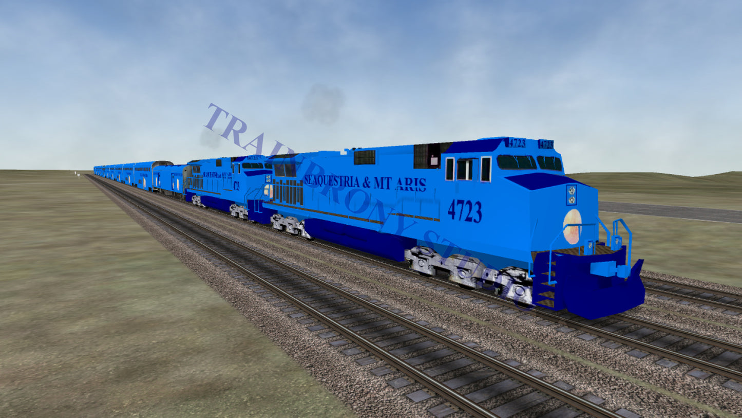 Seaquestria-Mt Aris Dash 9 (Digital Image) Digital Image